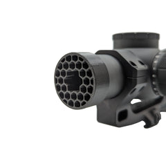 Hammy3DPrints installed killflash ARD reduces glare on the 30mm objective.