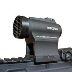 Hammy3DPrints Killflash anti-reflection surface with matte black finish ideal for outdoor shooting.