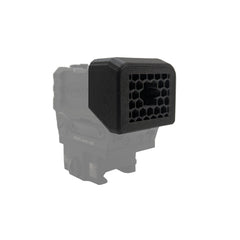 Hammy3DPrints Killflash ARD end reduces glare while keeping the Holosun AEMS center visible.