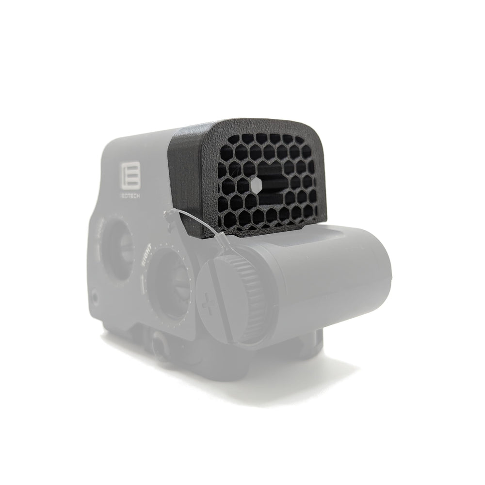 Hammy3DPrints open center killflash ARD on EOTech optic reduces glare for clearer aiming.
