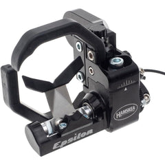 Hamskea Epsilon RH arrow rest mounted on riser demonstrates universal bracket flexibility