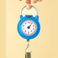 Portable kitchen and fishing scale in blue
