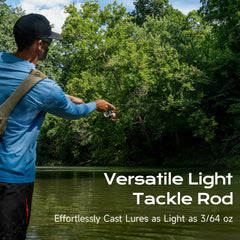 HANDING M1 fast-action-tip enables quick hooksets with micro-lures in tight spots.