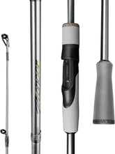 Handing Pioneer 7ft spinning rod carbon blank closeup highlighting high sensitivity for bites.