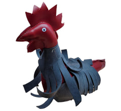 Handmade Synthetic Leather Dummy for Roosters Mona close-up highlights durable surface for training.