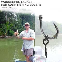 Haofy Korda Tackle 6# hooks in set for carp rigs