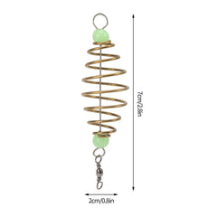 Copper alloy carp bait cage close-up