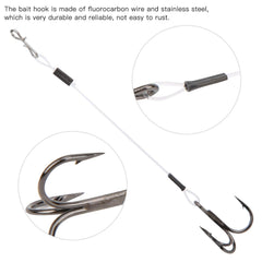 Three hooks per set, six hooks total