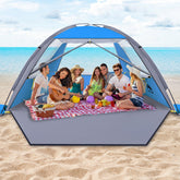 Happy Travel beach tent setup for quick family shade on the go
