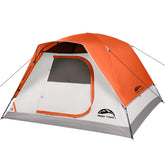 Happy Travel Camping Tent exterior view showing the spacious footprint for gear