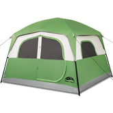 Happy Travel 6P tent exterior shows spacious footprint for family camping