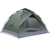 Happy Travel tent pop-up setup demonstrates quick assembly for hassle-free family camping