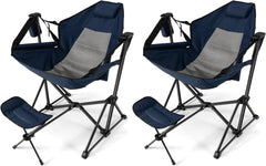 HappyGrill 2Pack hammock chair folded compactly for travel and storage.