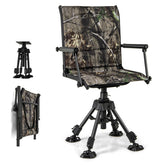 HAPPYGRILL 360° swivel base enables silent, multidirectional viewing for hunts