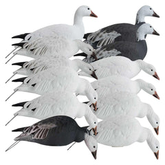 Hardcore Decoys Rugged Series full-body snow goose touchdown decoy for lifelike field realism