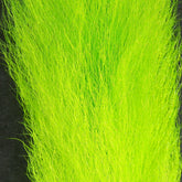 Hareline Dubbin Calf Tail Chartreuse #54 packaging view showing ready-to-use tying material