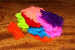 Hareline Dubbin Intruder Prop Hackle 35 Bright Purple for precise fly tying and clean fiber control.