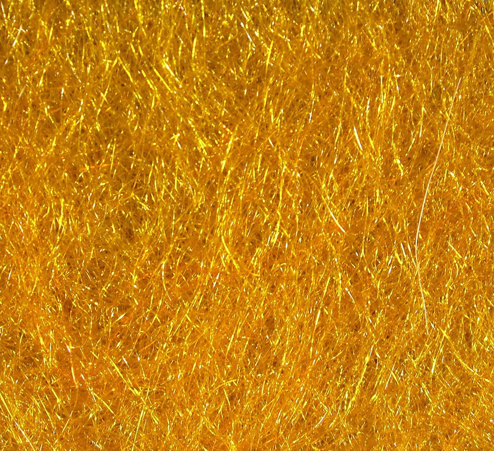 Hareline Dubbin Scud Dub Amber bottle close-up for lifelike nymphs