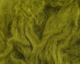 Hareline Dubbing Rams Wool-Light Olive closeup of soft natural fibers for sculpin patterns