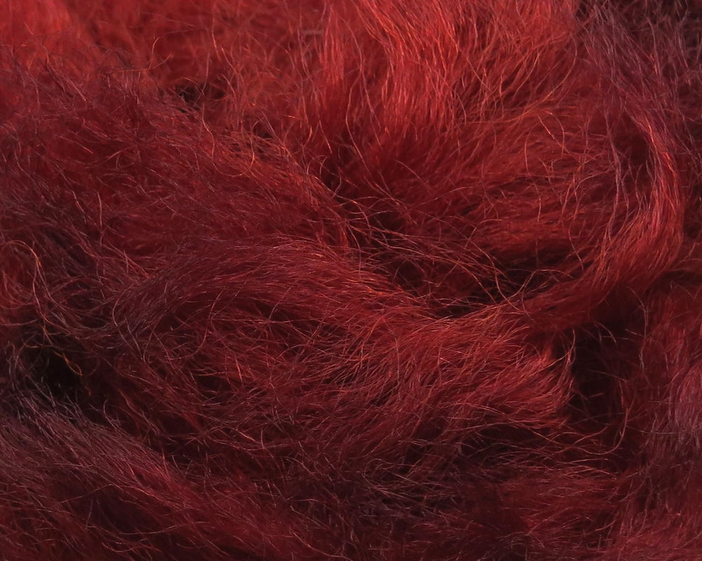 Hareline Dubbing Rams Wool-Rust bottle shown for natural sculpin fly dubbing.