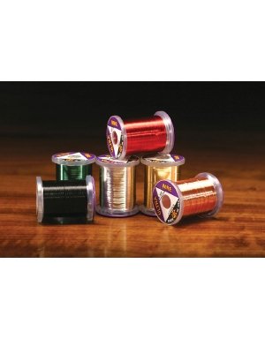 Hareline Dubbing UTC Ultra Wire Medium Silver for ribbing and wire bodies in fly tying.