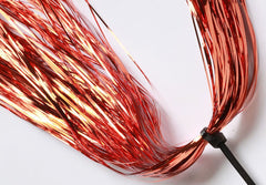 Hareline Flashabou Magnum Copper fibers add brilliant flash for attracting fish in fly tying.