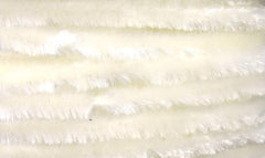 Hareline Fly Tying Chenille Large White adds bulk for visible fly bodies.