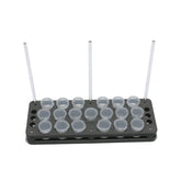 Hareline Foamanizer 12-inch module front view showing organized tube storage.