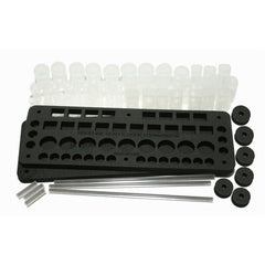 Hareline Foamanizer compact fly-tying kit corner for easy access.