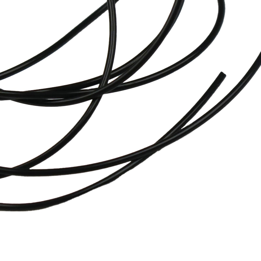 Hareline Hollow Tubing Standard Black on spool, ideal for versatile fly tying.