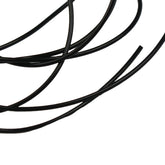 Hareline Hollow Tubing Standard Black on spool, ideal for versatile fly tying.