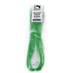 Hareline Dubbin Krystal Flash iridescent tinsel adds eye-catching flash for enticing fly patterns.