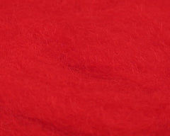 Hareline Sculpin Wool Red bundle closeup showing natural fiber ideal for sinking flies
