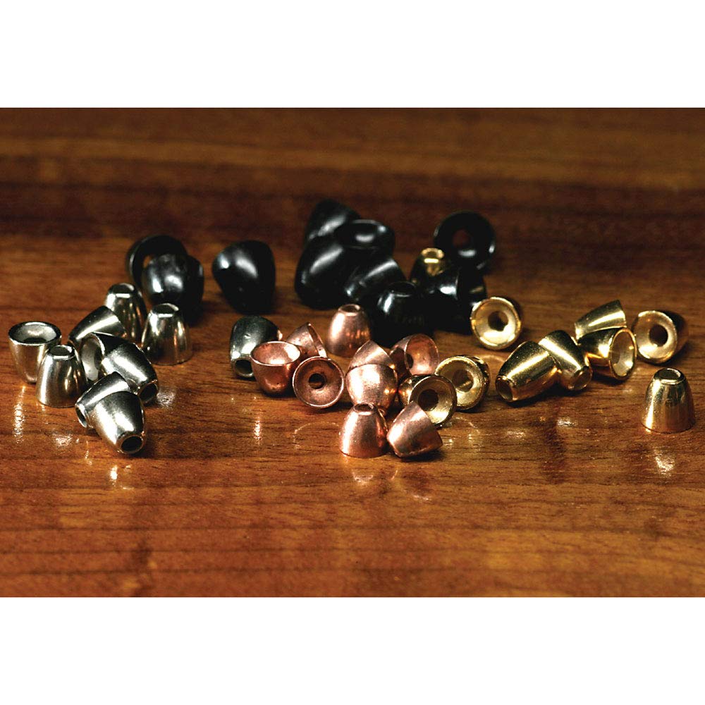 Hareline Tungsten Cones copper finish add weight for streamers to attract fish.
