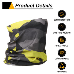 HARFINGTON neck gaiter designed for outdoor use in fishing or running