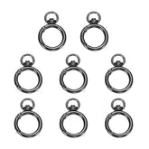 HARFINGTON spring O-ring clip closeup, durable zinc alloy finish for daily use.