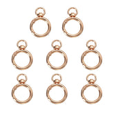 HARFINGTON spring O-ring clip in gold finish for everyday keys and bags