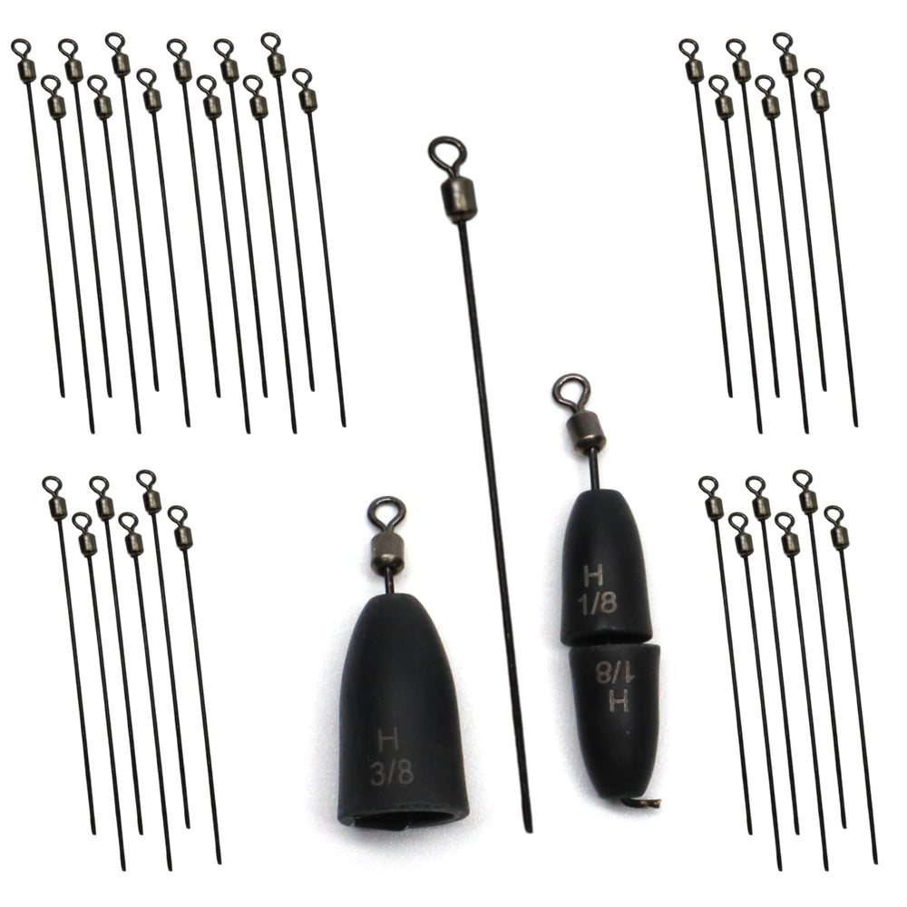 Main image: Harmony Fishing Free Rig Wires 30-pack