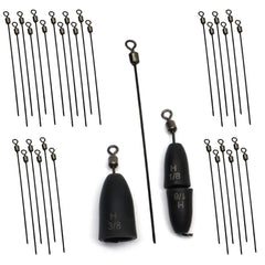 Main image: Harmony Fishing Free Rig Wires 30-pack
