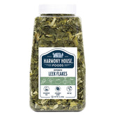 Harmony House leek flakes sealed pack for quick, flavorful soups.