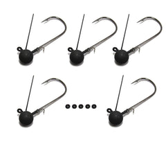 Harmony Fishing tungsten weedless ball jighead 3/16 oz with 3/0 hook