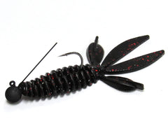 Jighead rigged with soft plastic trailer for swim jig or ned rig