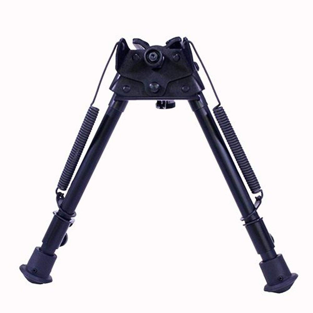 Harris Engineering S-L Series S-Bipod assembled on rifle for stable long-range shooting