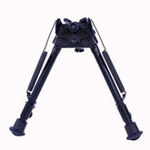 Harris Engineering S-L Series S-Bipod assembled on rifle for stable long-range shooting