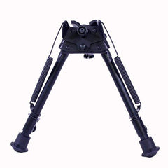 Harris Engineering S-L Series S-Bipod assembled on rifle for stable long-range shooting