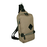 Harvest Label Connect Sling Pack beige front pockets for easy access daily essentials.