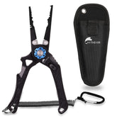 Hathever fishing pliers with tungsten carbide cutters and aluminum handle