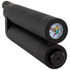 Hatsan Jet II black dual cylinder, side view highlighting easy swap design