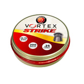 Hatsan Vortex Strike Pellets 25-pack close-up illustrating finish and consistency