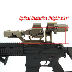 HATSEN FTC flip-to-center mount stays compact and unobtrusive.